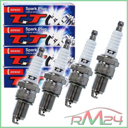 4X DENSO CANDELA ACCENSIONE PER RENAULT R-19 1 I 1.7 88-92 2 II 1.7 1.8 92-96