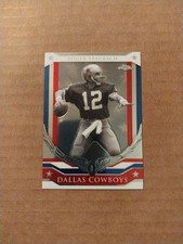 2008 Topps Chrome Roger Staubach HR-RS Honor Roll Card Dallas Cowboys HOF