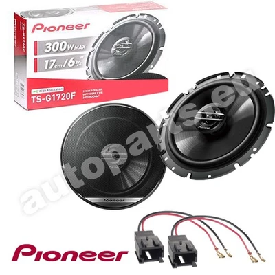 Kit 2 Caisse Avant Pioneer Altoparlants Coaxiaux 6,5" 4 Ω Noir TS-G1720F - Photo 1/4