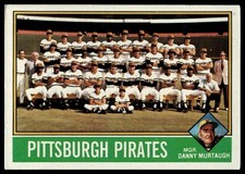 1976 Topps #504 Pittsburgh Pirates / Danny Murtaugh TC, MGR, CL