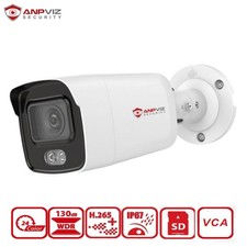 Anpviz 8MP Full Color Fixed Bullet Network Camera Outdoor With Audio IP67