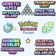 Pokemon TCG Pocket 1, 2, 3, and 4 Diamond Trade & 1 Star