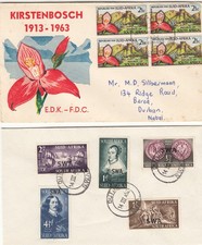 Südafrika, 50 Jahre  Kirstenbosch 1913-1963, FDC , SWA - Van Riebeeck 14.03.1952