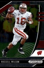 Russell Wilson 2020 Panini Prizm Draft Picks #86 Wisconsin Badgers NFL READ