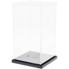 ExpoCase Plastic Folding Display Cover for Dolls, 6.5" W x 6.5" D x 12.125" H