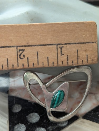 Vtg RIC Erika Hult Corral Taxco Mexico Sterling Modernist Abstract Pin Brooch - Picture 21 of 23