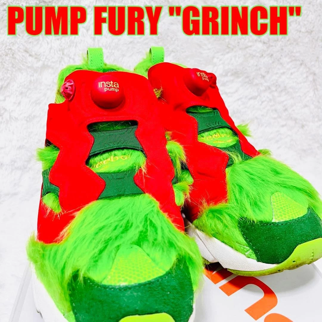 Reebok InstaPump Fury CV Grinch | eBay