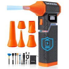Compressed Air Duster, 300000RPM Jet Fan Electric Air Blower, Cordless Rechar...