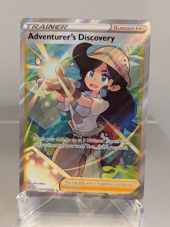 Pokemon TCG Card Adventurer's Discovery TG23/TG30 Lost Origin Full Art - NM