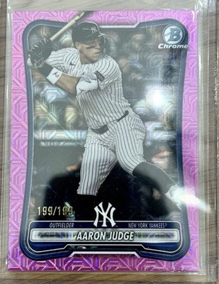 Aaron Judge /199 *Book End* Pink Mojo Refractor Bowman 2026 Mega 199/199