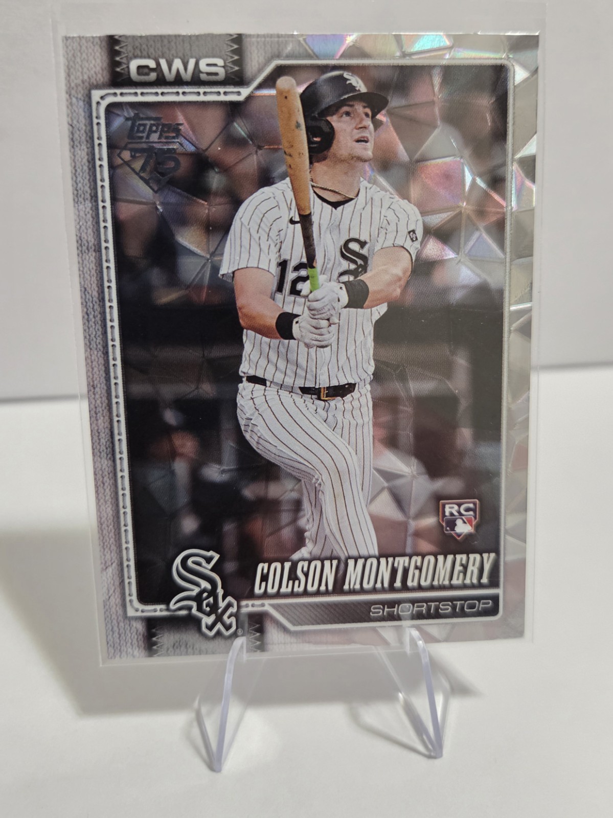 Topps 2026 Series One Colson Montgomery #157 Diamante Foil White Sox