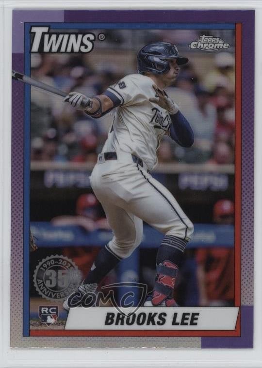 2025 Topps Chrome 1990 Topps Baseball Brooks Lee #90CB-20 6a6