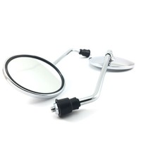 Roller Spiegel SET Rund Chrome M8 FüR Baotian Benzhou Yiying REX Znen Peugeot