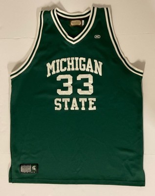 Magic Johnson Michigan State #33 Jersey 3XL Hardwood Legends 1976-79 Green