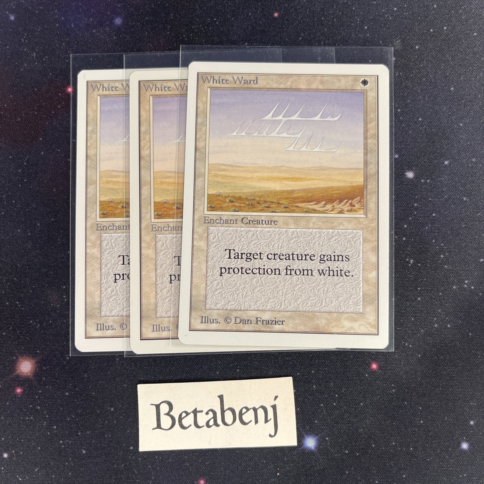 1x MTG Unlimited White Ward from Estate Collection