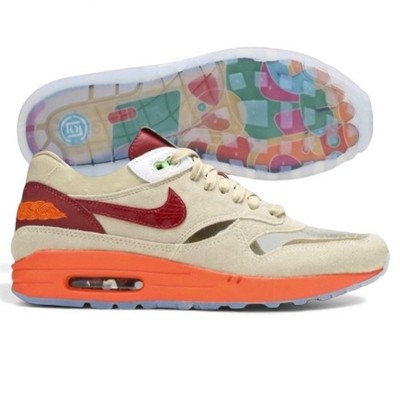 Nike Air Max 1 Clot Kiss of Death Net/Deep Red Mens Shoes Size 10 DD1870 100 NEW