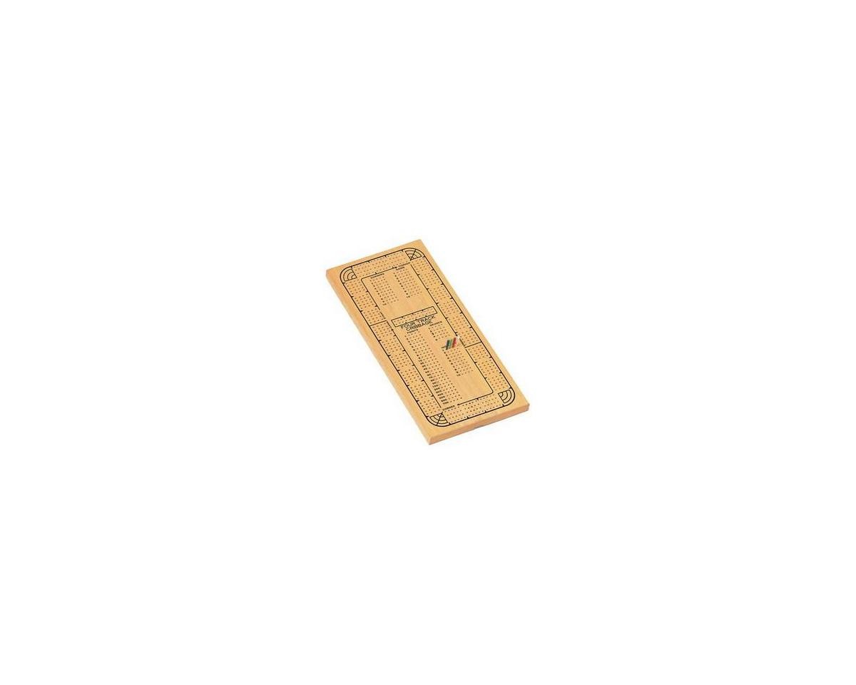 S 30-3004 Solid Wood Continuous 4 Track Cribbage Board