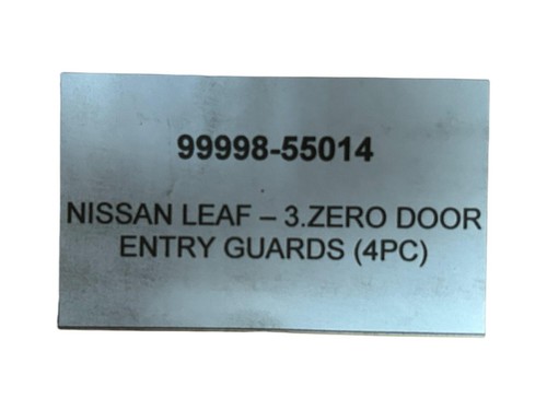 Genuine Nissan LEAF 3 Zero limited edition entry guards 9999855014 - Picture 6 of 7