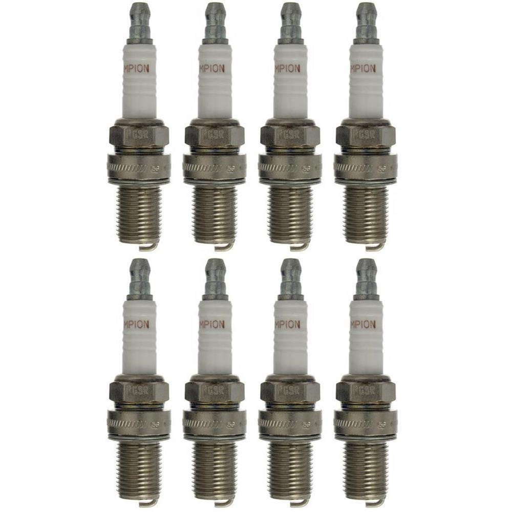Champion 295C57CX Racing Spark Plug, 14mm, .750 Reach, Set of 8