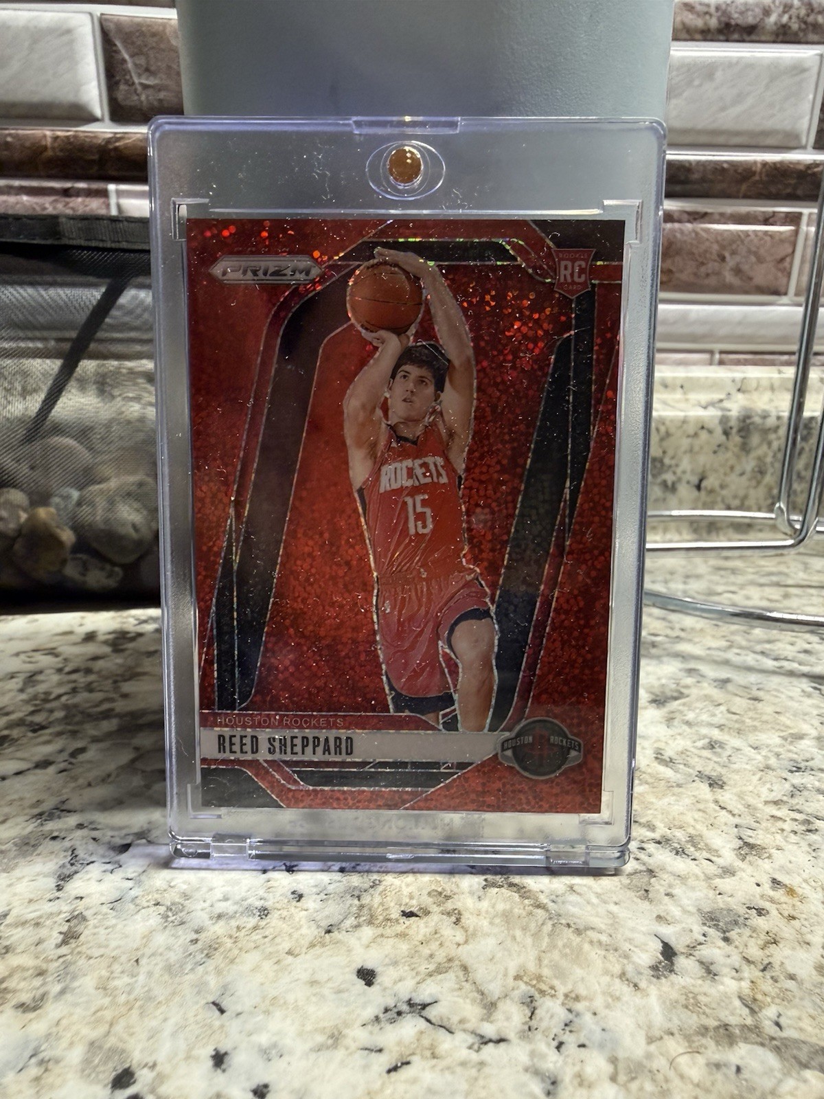 2024-25 Panini Prizm - Reed Sheppard #268 Red Sparkle Prizm (RC)