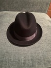 NEW Blue Bailey of Hollywood TINO Fedora LiteFelt Wool Water Repellent Hat Small — photo 7