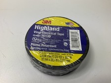 3M 06138 Highland Tape Vinyl Electrical Tape, 3/4 In X 66 Ft, Black