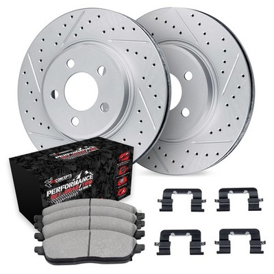 For Chevy Equinox 05-06 Brake Kit Drilled & Slotted Front Brake Kit w