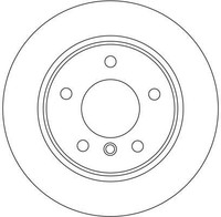 2Er Set Bremsscheiben TRW Automotive DF4448 BMW 34 21 6 764 647 34 21 6 855 001