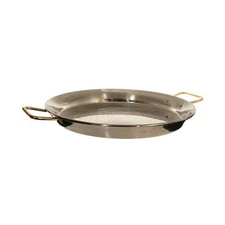 Garcima 10-Inch Stainless Steel Paella Pan, 26cm