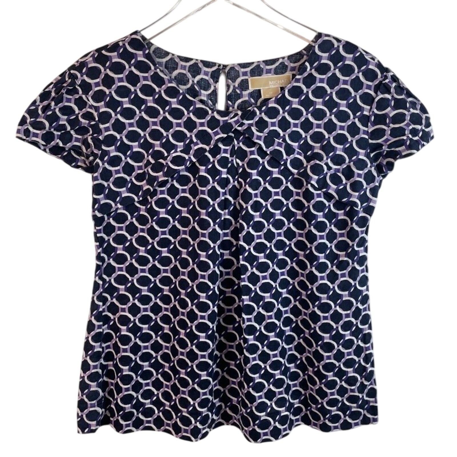 Michael Michael Kors Interlocking Rings Linen Blo… - image 1