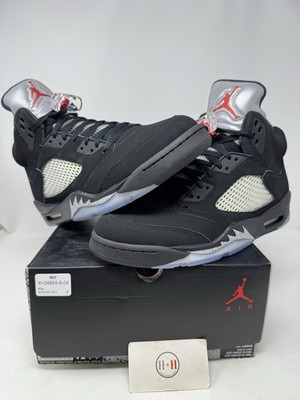 NEW DS Nike Air Jordan 5 Retro Black Metallic 2016 Size 12 Authentic Rare Aj5 Mj