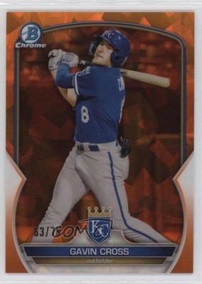 2023 Bowman Chrome Sapphire Prospects Orange 63/75 Gavin Cross #BCP-160 1d0h