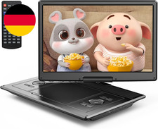 Yoton16,9" Tragbarer Dvd-Player Mit 14,1" Hd-Drehbildschirm, Ideal Fürs Auto, 6 