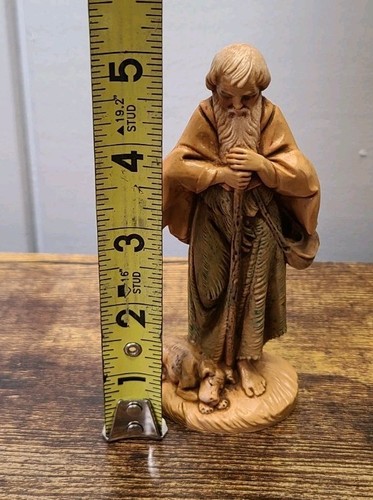 Fontanini Abraham 142 Nativity Village Figure Depose Italy 1987 Simonetti 5" Vtg - Picture 11 of 11