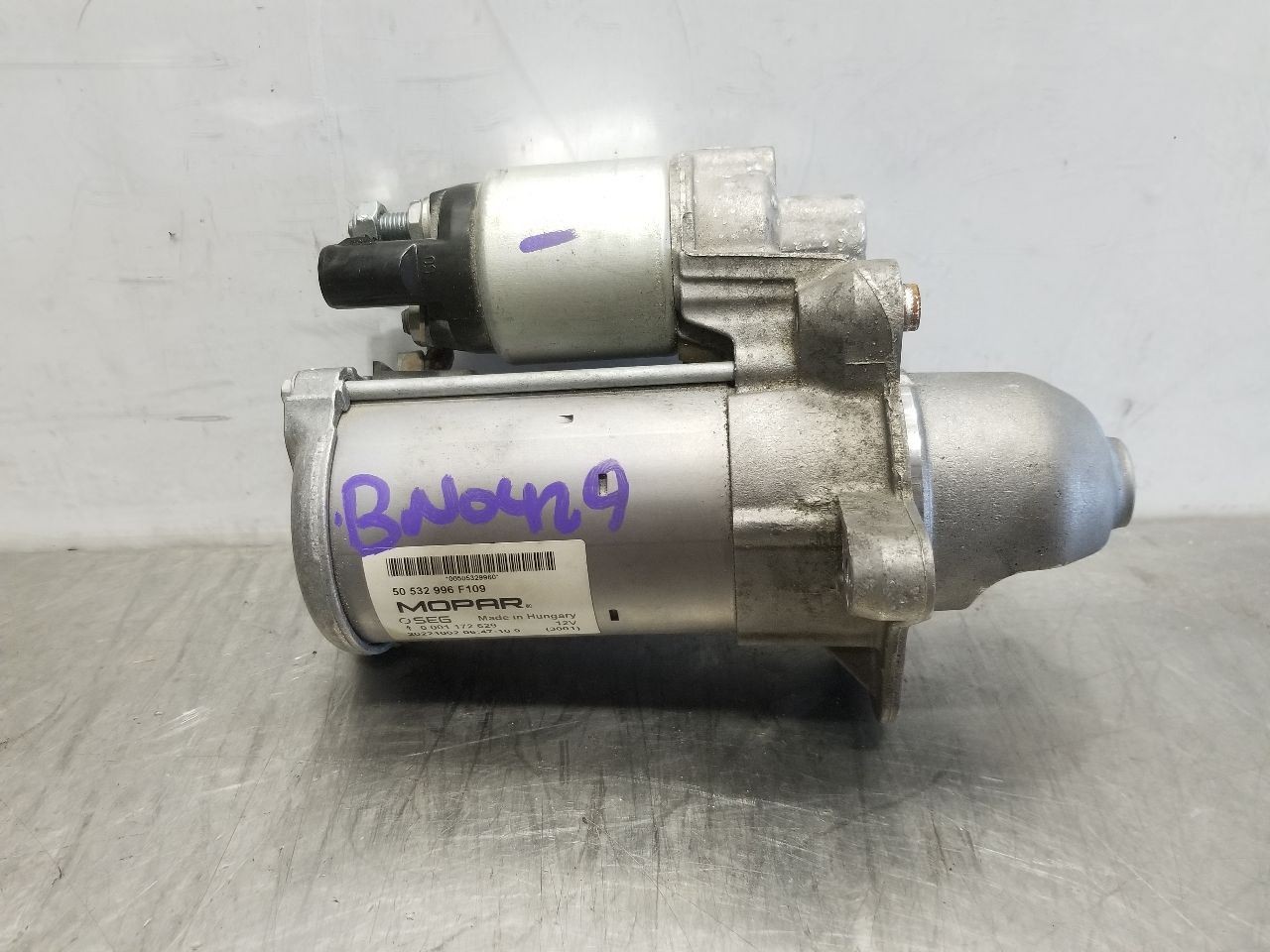 23 2023 MASERATI GRECALE 2.0L STARTER MOTOR 001172629