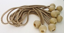 6"" Heavy Duty Tan Ball Bungee Bungees 25 pc Lot for Tarps Canopy