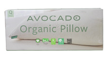 Avocado 100 Certified Organic Bed Pillow w/ Natural Latex and Kapok Fill Queen