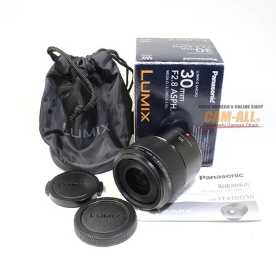 Objectif Panasonic Lumix G Macro 30 mm F/2,8 ASPH MEGA OIS **Near Mint** - Photo 1/4