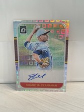 2021 Panini Optic Baseball Shane McClanahan Rookie Auto Pandora Numbered 10/15