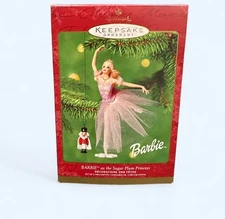 2001 Hallmark Keepsake Ornament Barbie as The Sugar Plum Princess W Nutcracker