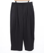 Reformation X Laura Harrier Women's Danielle Oversized Trousers Black Sz 12 NEW