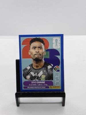 2026 Panini FIFA World Cup Sipho Chaine Sticker BLUE South Africa RSA 3