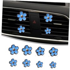 Car Air Vent Clips for Women, 8 Pieces Cute Car Vent Clips Decorations Blue