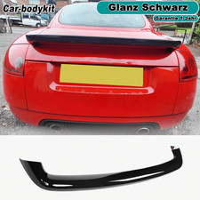 Glanz Schwarz Heckspoiler flügel Spoiler Lippe Passt für Audi TT MK1 8N 1998-06 
