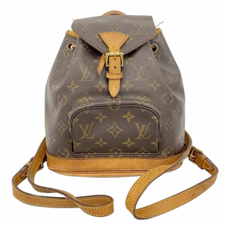 Louis Vuitton Mini Montsouris Monogram Canvas Backpack Bag Mini