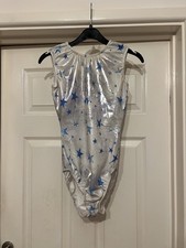 Body Milano Ragazze Ginnastica Stella Foil Taglia 34 Pollici, Età 13-15 Anni