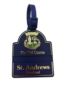 St Andrews Old Course Scotland Golf Bag Luggage Tag Scorecard Souvenir 4"