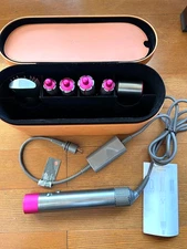 Near Mint Dyson HS01 Airwrap Styler Complete Japan 100V Case Attachments Box