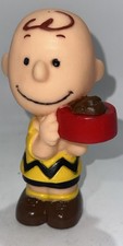 Vintage 1966 PEANUTS Charlie Brown 5.5" Vinyl Squeak Toy 004