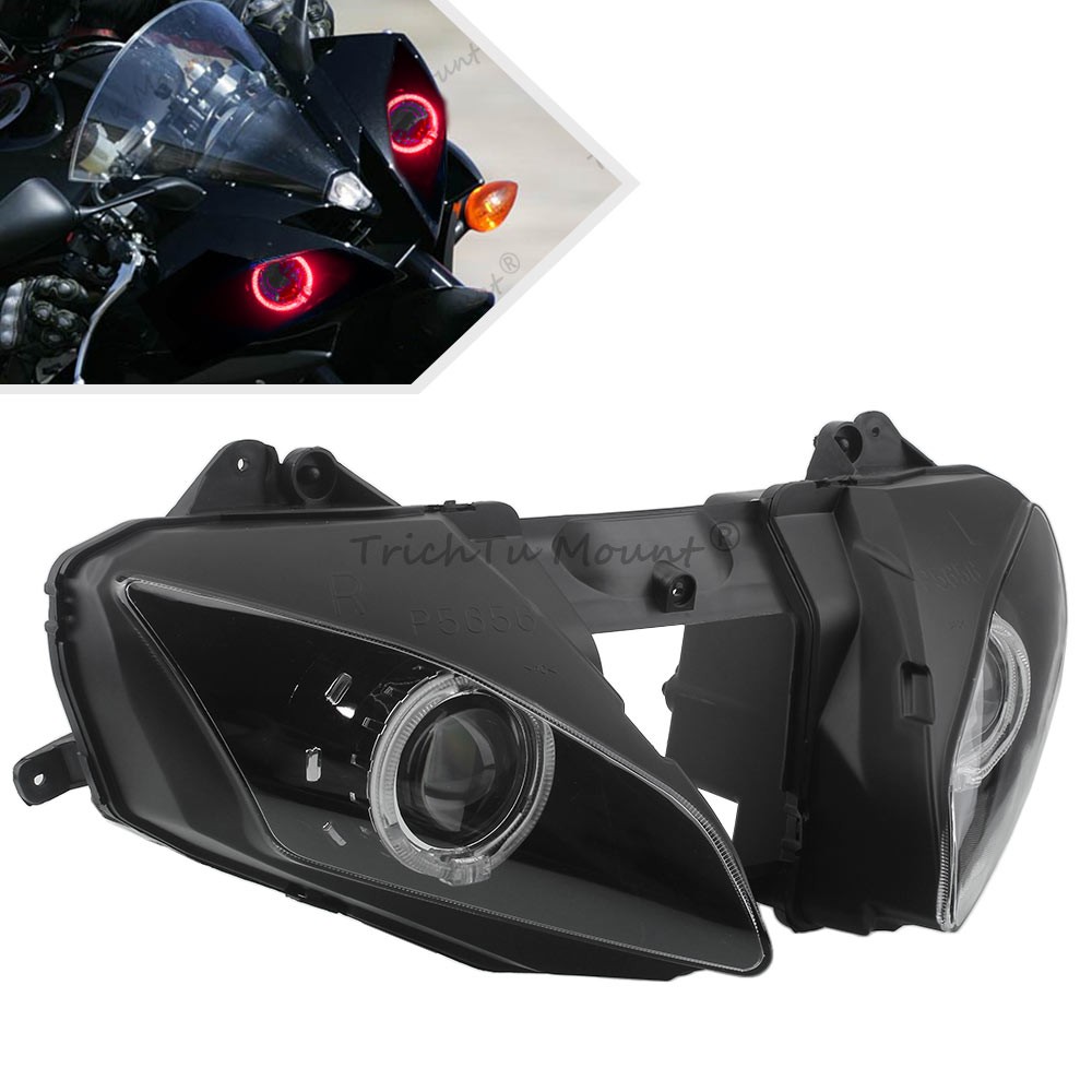 041 Headlight Yamaha Yzf R6 2008-2016 Frontlight Green Demon Eye